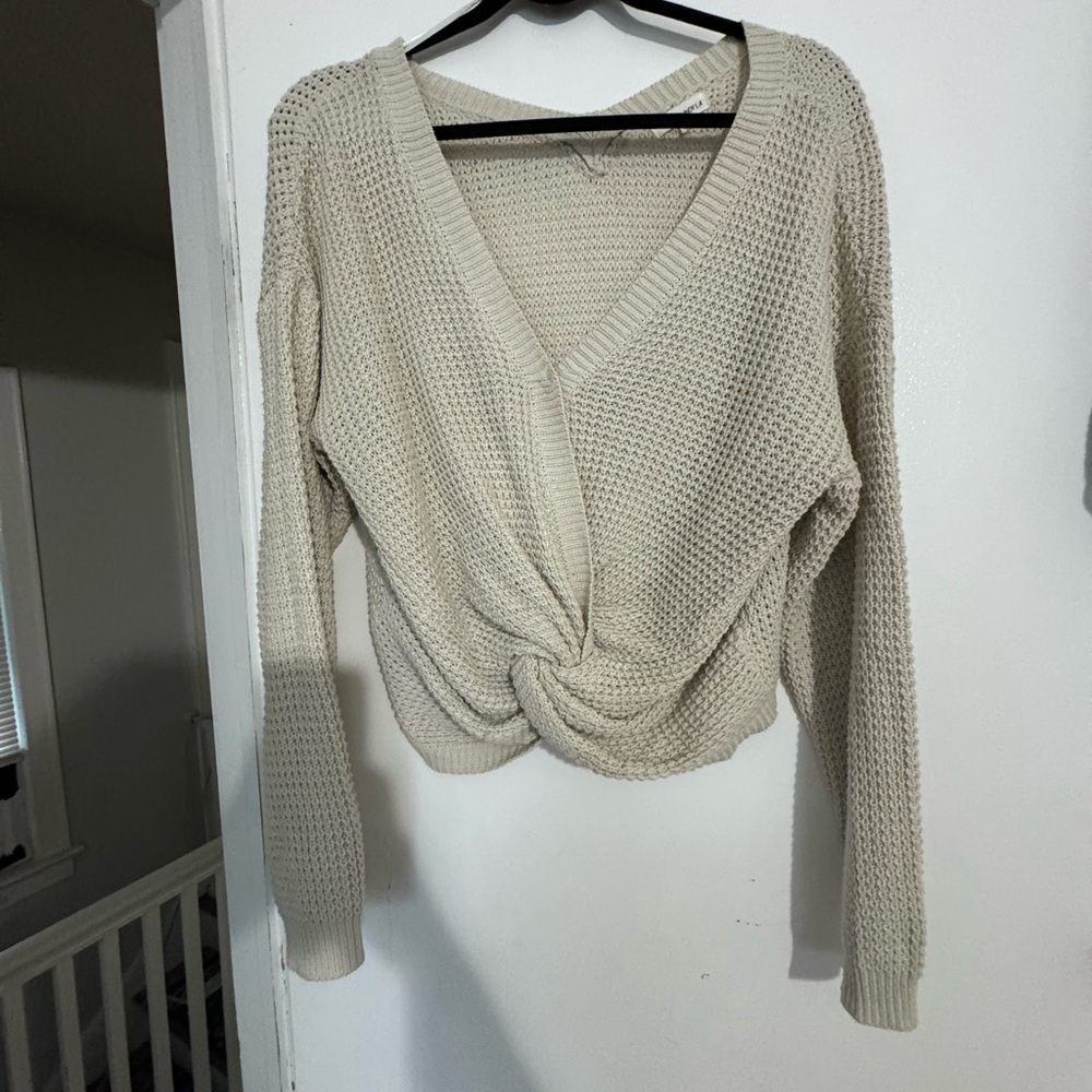 Cozy Cream Knit Sweater